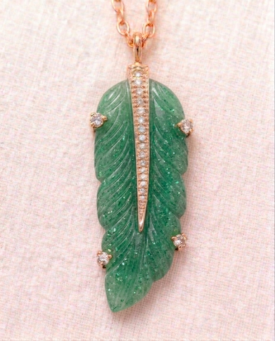 aventurine feather