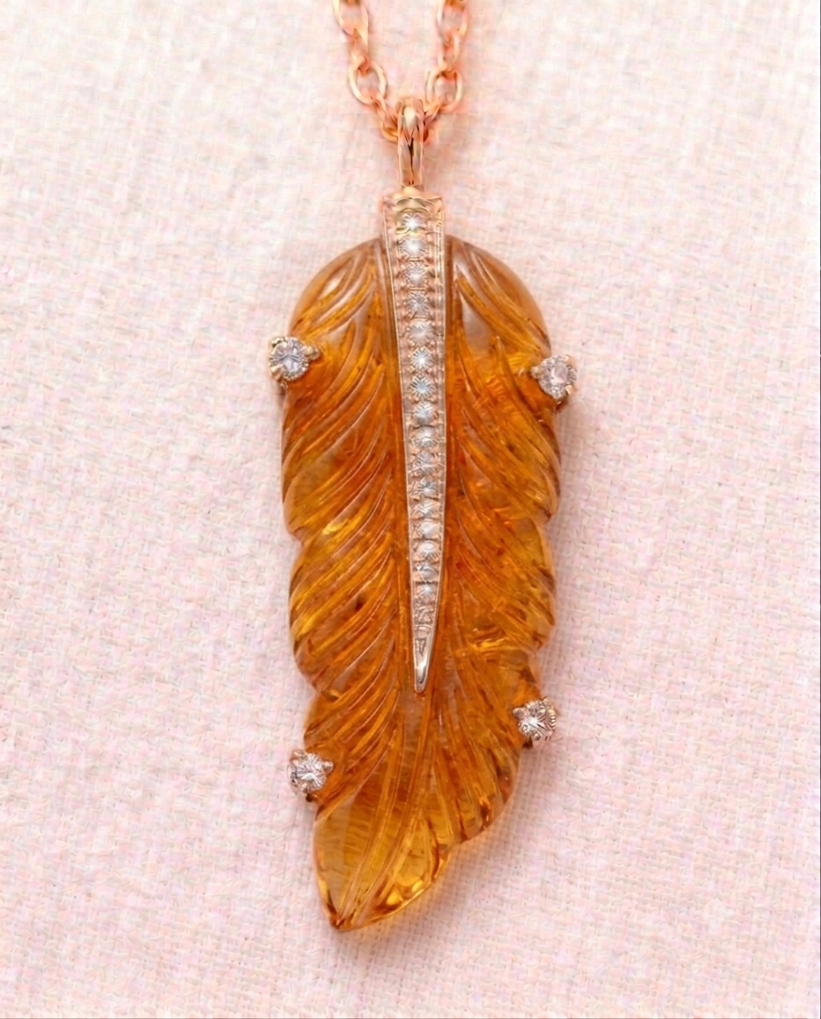 citrine feather