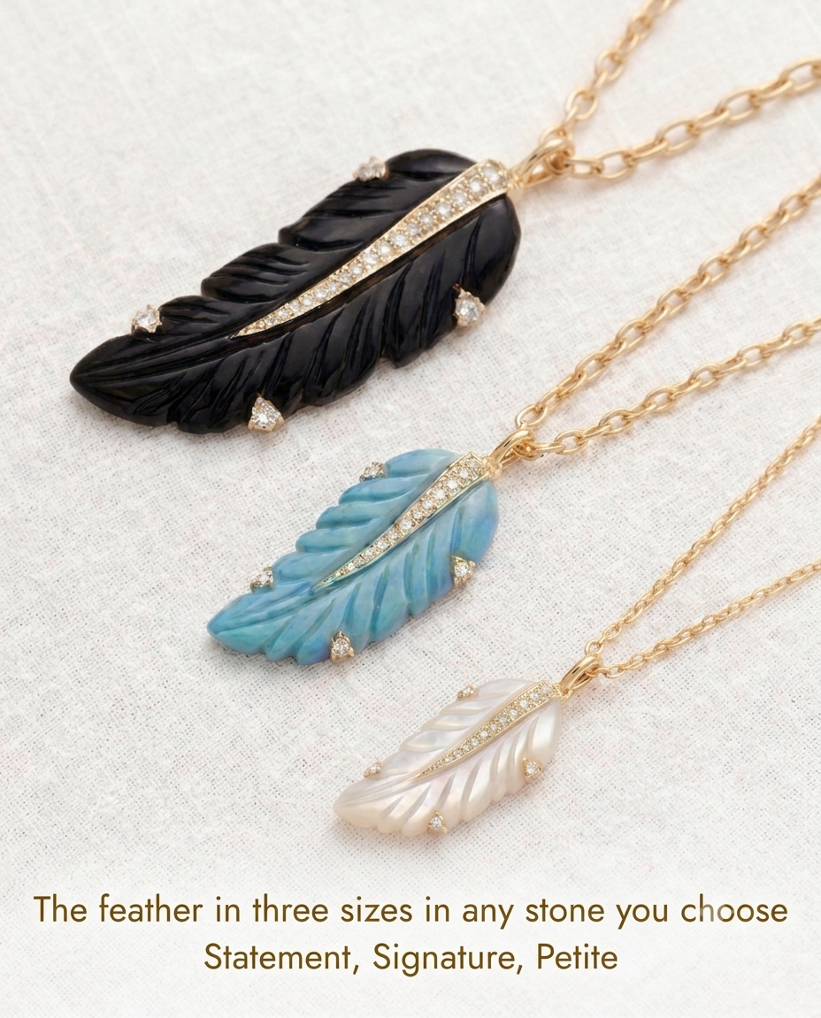 malachite feather