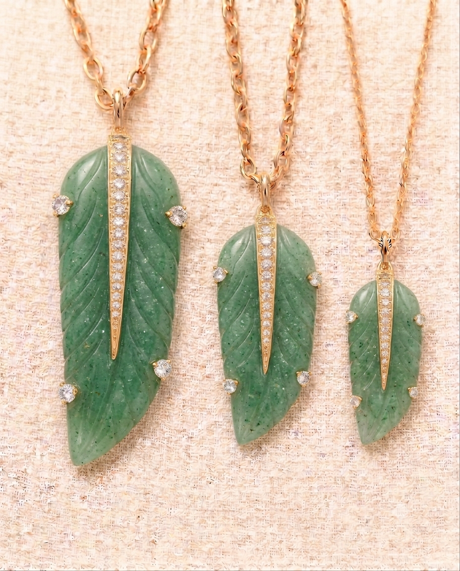 aventurine feather