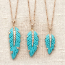 Ground Feather — Turquoise
