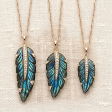 Protect Feather — Labradorite