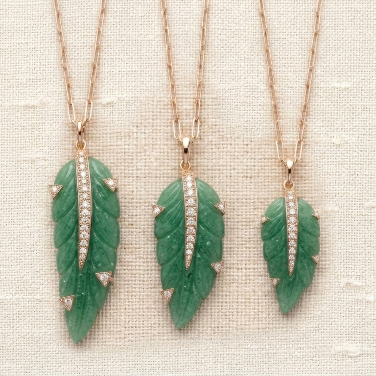 Flourish Feather — Aventurine