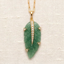 Flourish Feather — Malachite