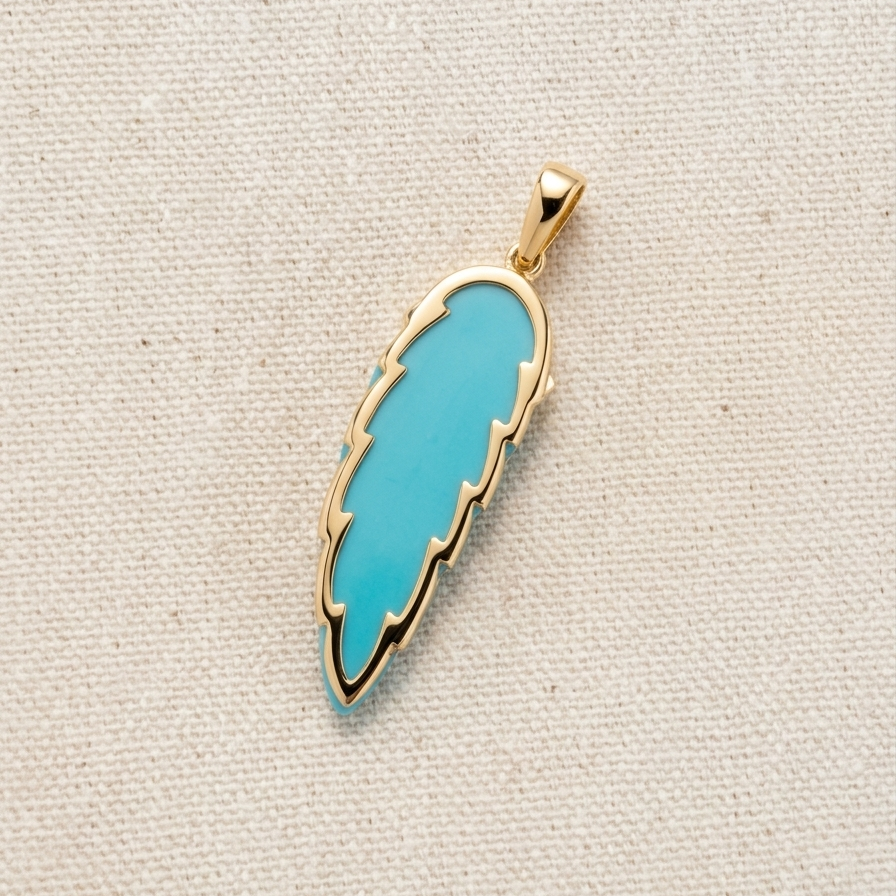 Flourish Feather — Aventurine