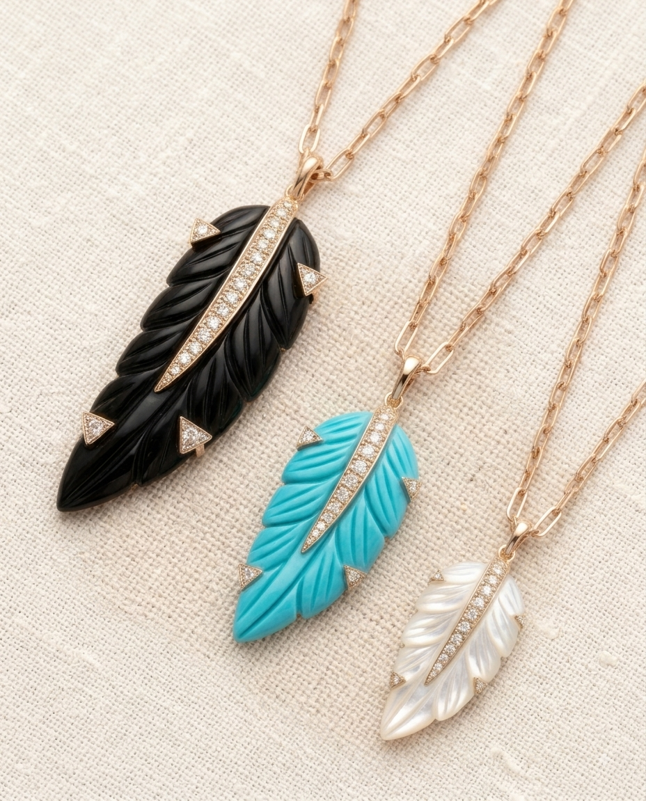Choose from three sizes, in any intention stone. Statement, Signature, Petite.